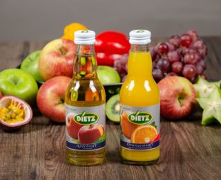 Kulinair Orangensaft und Apfelsaft